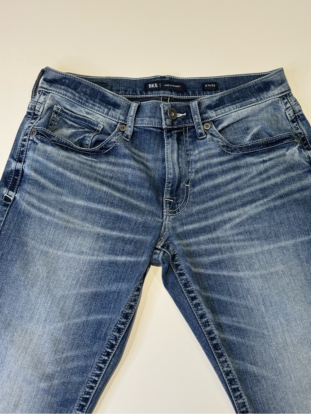 BKE Jake Straight Leg Men's Size 31x32 Denim Blue Jeans